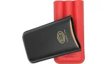 Partagas Series Leather Case black and red with golden logo photo 3