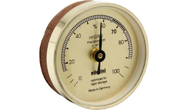 adorini Hygrometer gold with sealing