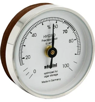 adorini Hygrometer silver with sealing