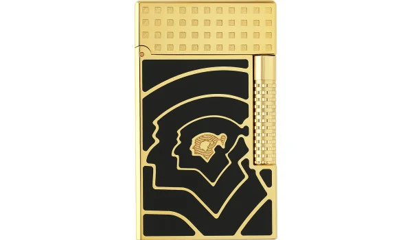 S.T. Dupont Le Grand Lighter Cohiba 60 black and gold C23472CL