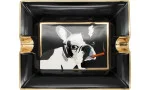 Siglo Ashtray Dog Black