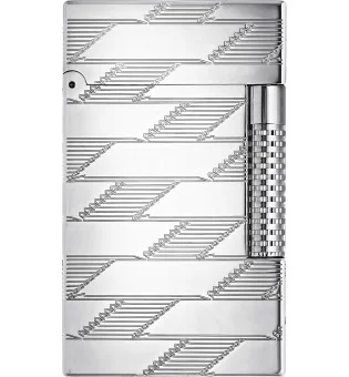 S.T. Dupont Le Grand Lighter Palladium Guilloche Monogram C23180