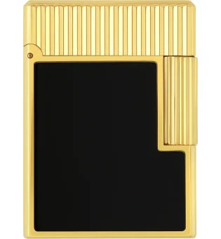 S.T. Dupont Ligne 1 Lighter Black Lacquer Yellow Gold C14120