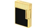 S.T. Dupont Ligne 1 Lighter Black Lacquer Yellow Gold C14120 photo 2