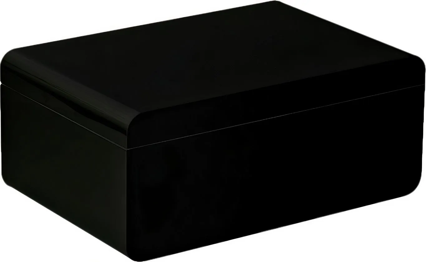adorini Carrara L Deluxe Humidor Black Free U.S. shipping