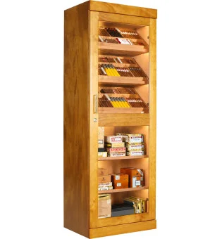 adorini Roma Electronic Cabinet Humidor Mahogany