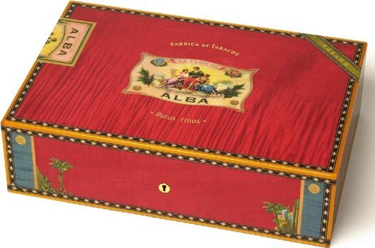 Elie Bleu Alba Humidor Red Sycamore