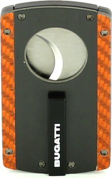 Bugatti Carbon Fiber Cigar Cutter Orange