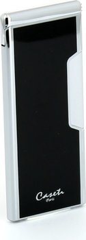 Caseti Piezo Slim Αναπτήρας Χρωμίου / Μαύρος