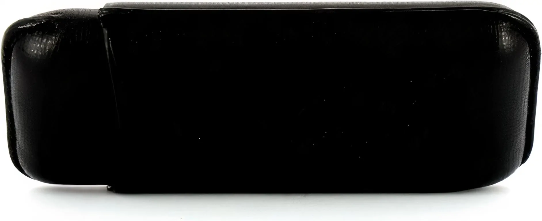 MARTIN WESS DANTE BLACK COWHIDE/ GOATSKIN LEATHER CIGARILLO CASE ** NEW **